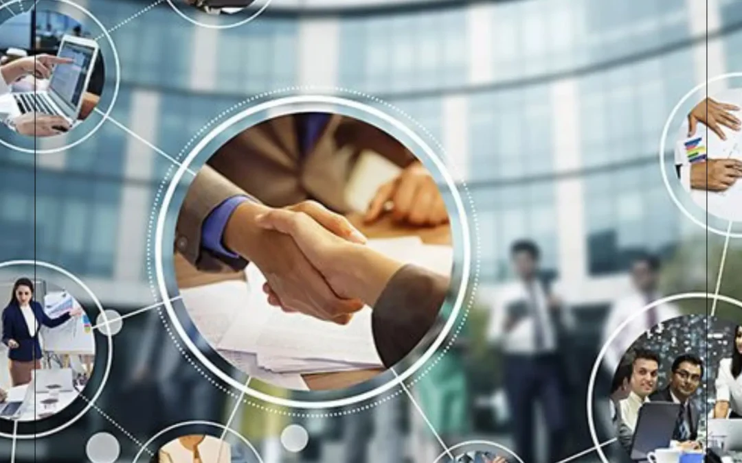 A professional salesperson engaging with a customer in a meeting, building trust and connection to develop a long-term relationship.